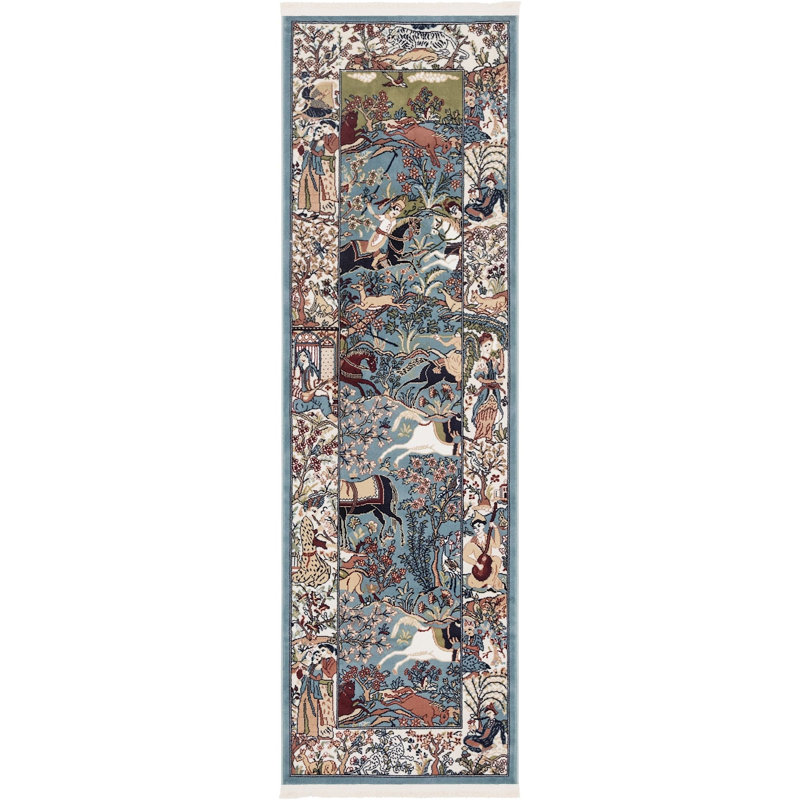Kelayeh Oriental Indoor Rug, Runner 2'6"x 8'
