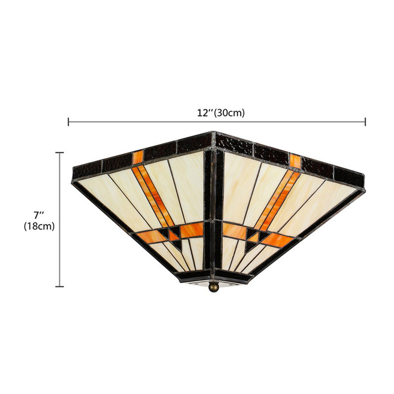 Jitendr Glass Flush Mount