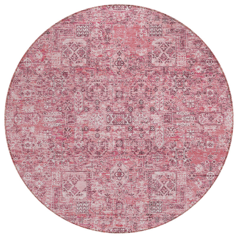 Tapis d'intérieur rond 8 po