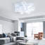 10-Light Dimmable Led Modern Ceiling Lamp With Remote Control-1713356141