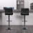 Ludly 32.5" Adjustable Spin Bar Stool-877580778