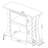 Milan 43.31" Width Buffet with Casters