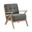 Fauteuil capitonné avec accoudoirs et dossier confortables, convenant à de multiples occasions et s'harmonisant facilement avec les meubles-1017087402