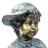 Girl and Boy Reading Statue