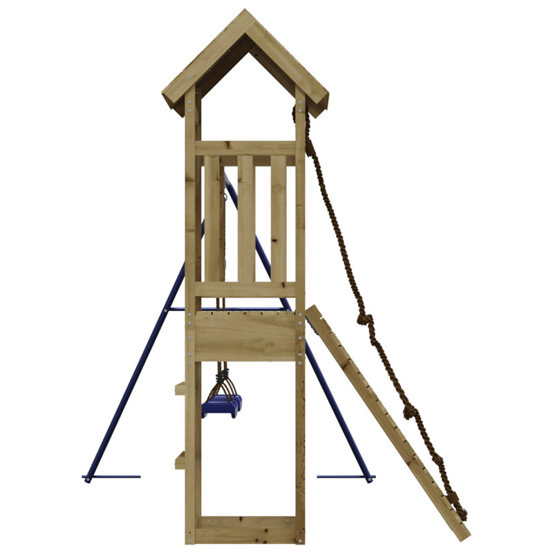 Garibay Freeport Park Swing Set with 1 Swing(s), Green