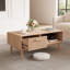 Table basse 39 "en bois avec tiroir