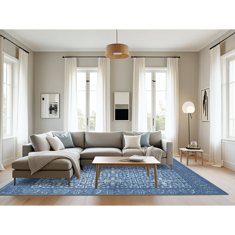 Tapis bleu, Rectangle 8 pi x 12 pi