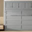 Lit escamotable double pleine grandeur avec armoires supérieures pour un sommeil confortable et peu encombrant-1071569090-1071569091