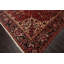 Tapis de zone en laine rouge 9 pi x 13 pi noué la heriz rouillée one-of-kind Annies
