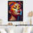 Impression noire sur toile encadrée n'est pas disponible