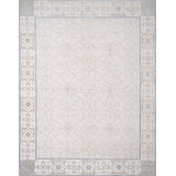 Castile Oriental Area Rug in Ivory/Silver/Platinum
