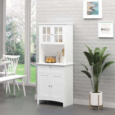 Garde-manger avec tablettes, portes et tiroirs