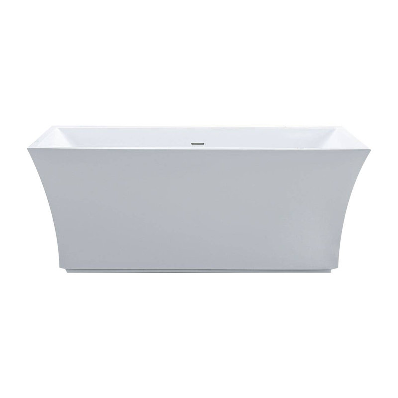 60'' x 31.5'' Freestanding Soaking Acrylic Bathtub