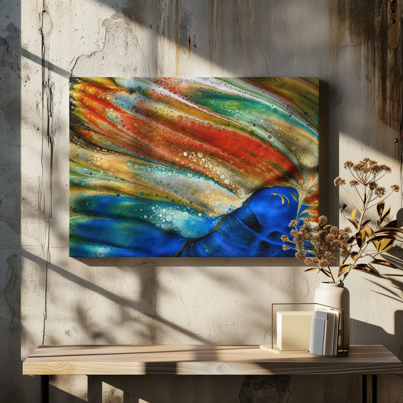 The fish, 81.28 cm H x 121.92 cm W
