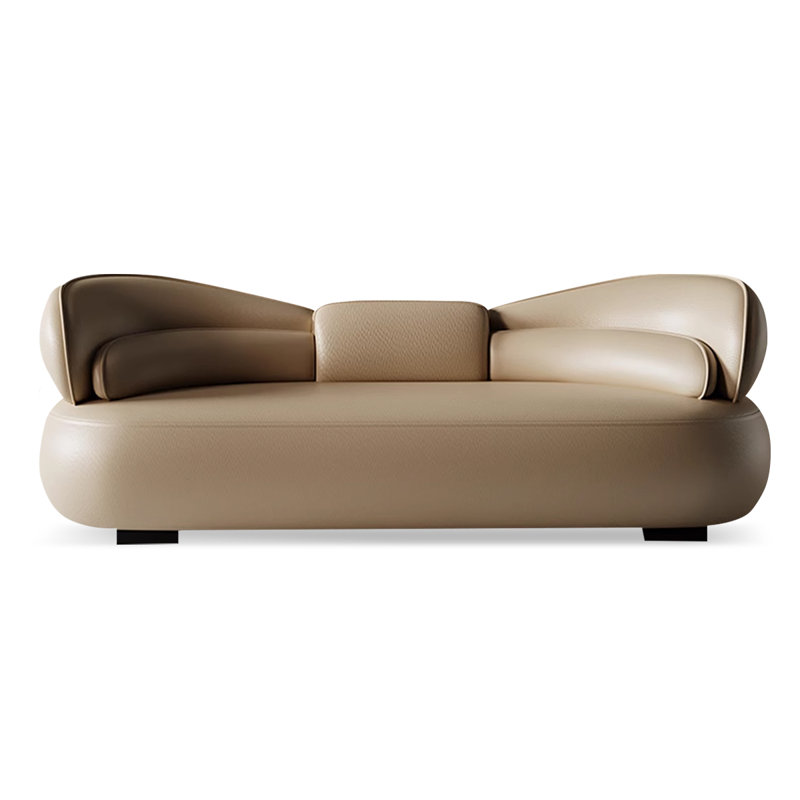 Upholstered Bench, Tan
