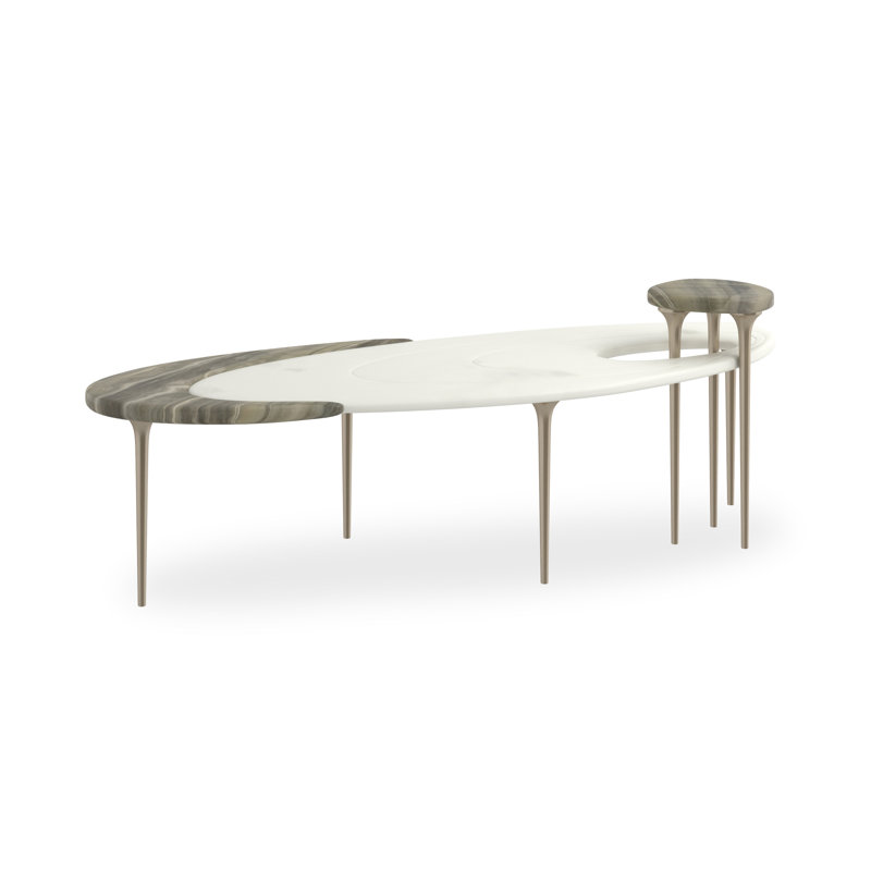 Resonance Free Form Nesting Cocktail Table