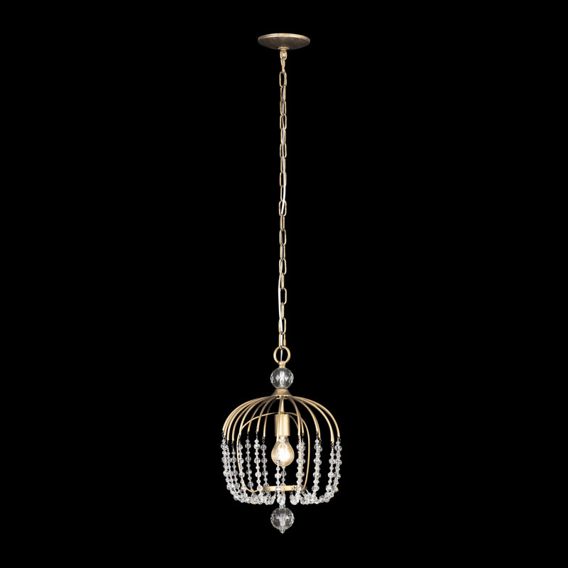 Luminaire suspendu en cristal 1 lumière Voliere