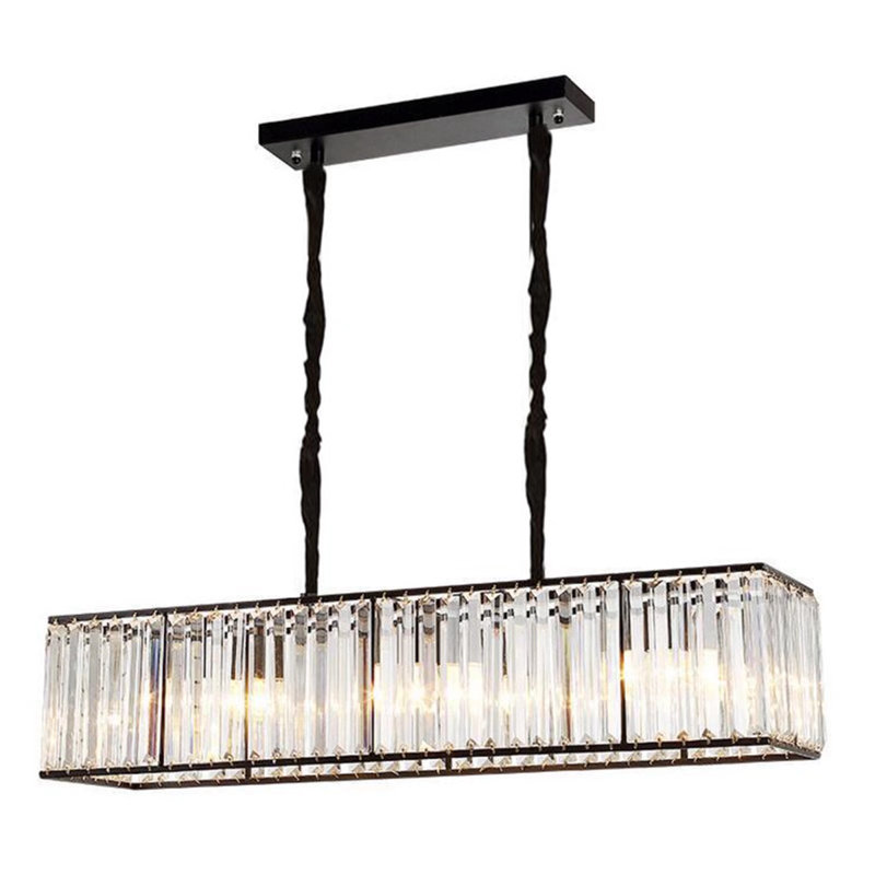 Lustre européen en cristal clair