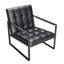 Chaise d'appoint moderne rembourrée