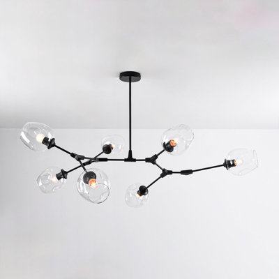 Yarra 7 - Light Black Unique/Statement Pendant