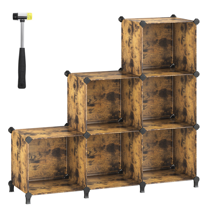 6 Pair Stackable Shoe Storage Cabinet
