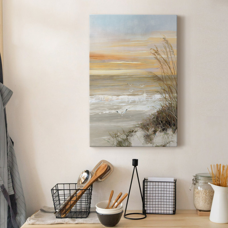 Summer Solstice - peinture sur toile tendue, H 27 po x l 18 po x P 1 po