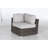 Biles Fully Assembled 5 Piece Rattan Sectional Seating Group with Cushions
