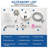 Modern 6" Polished Chrome Complete Shower Combo Set, 5 Functions Solid Brass Shower Set with Rough-in Valve-94592207