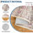 Vintage Floral Area Rug Washable Non Slip Low Pile Carpet Mark Resistant Soft Collapsible Vintage Accent Throw Rug Living Room Bedroom Dining Room Office Home Decor-604182647-604182603