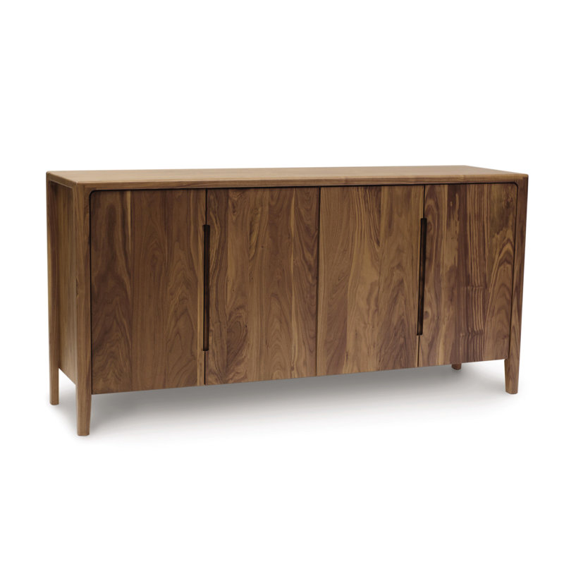 Buffet Lisse, Noyer naturel