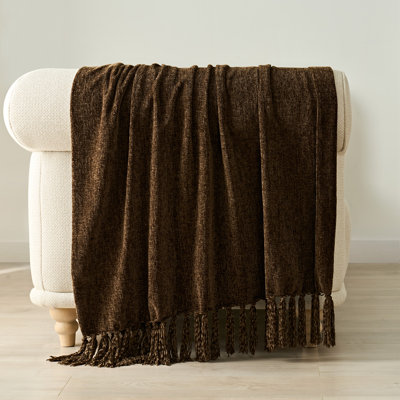 Soft Chenille Throw Blanket