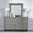 Commode double 8 tiroirs avec miroir S 68