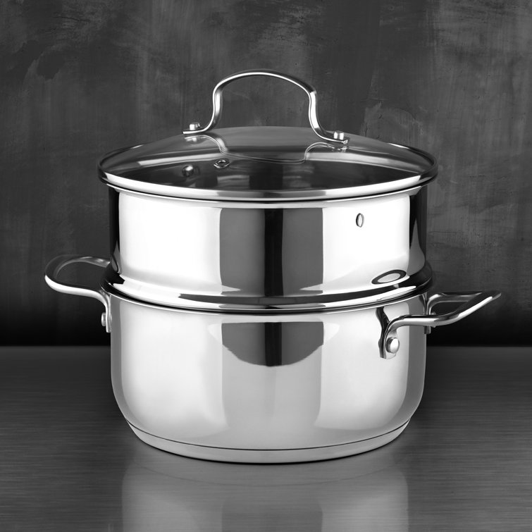 Stainless Steel 2/3 Layer Thick Steamer Pot Soup Steam Pot