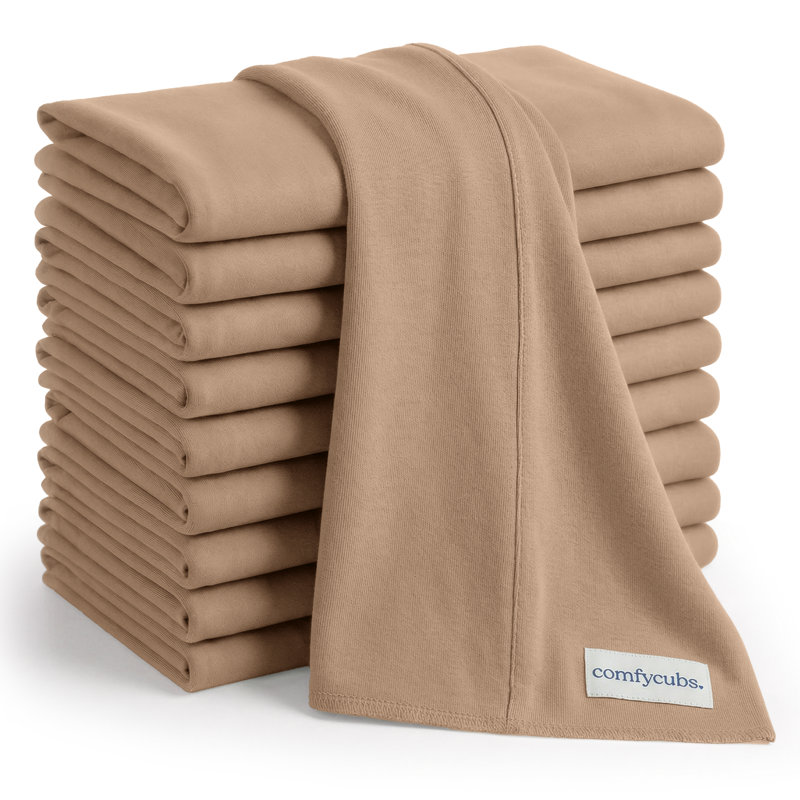 Cotton Burp Cloths 100% Cotton Bath Towels, Cedar