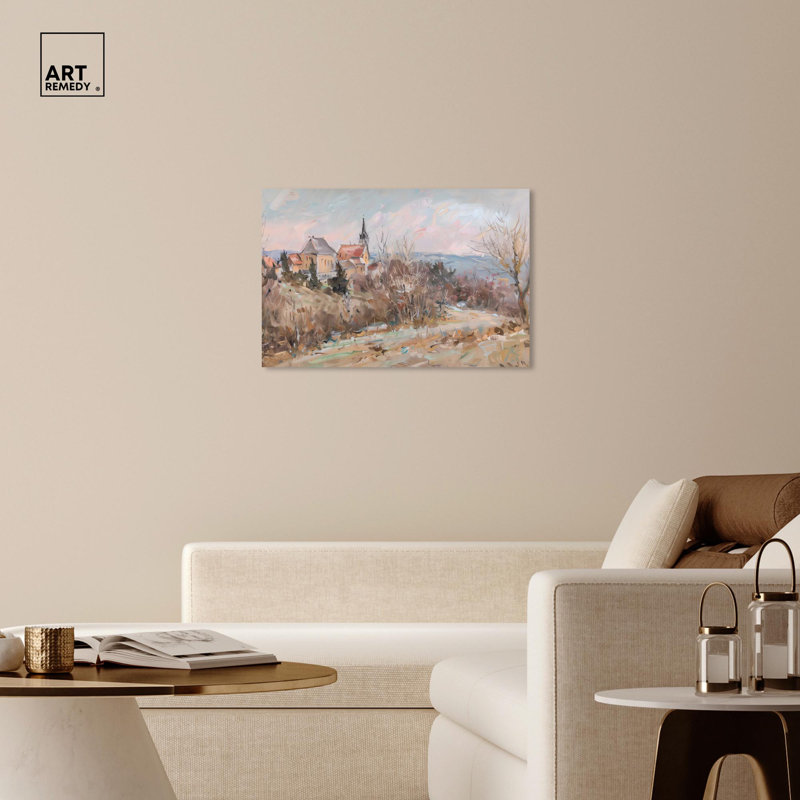 Little Town Gallery Wrapped Canvas Landscape Art, 36" x 24"