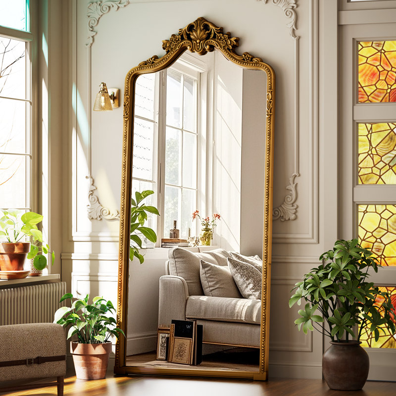 Miroir rétro pleine longueur de luxe, 71 po x 32 po