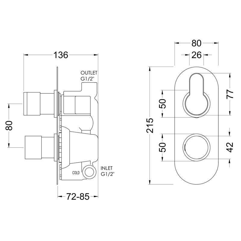 Arvan Thermostatic Valve