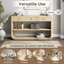 Console Modern Farmhouse avec tiroirs et tablette-782987268