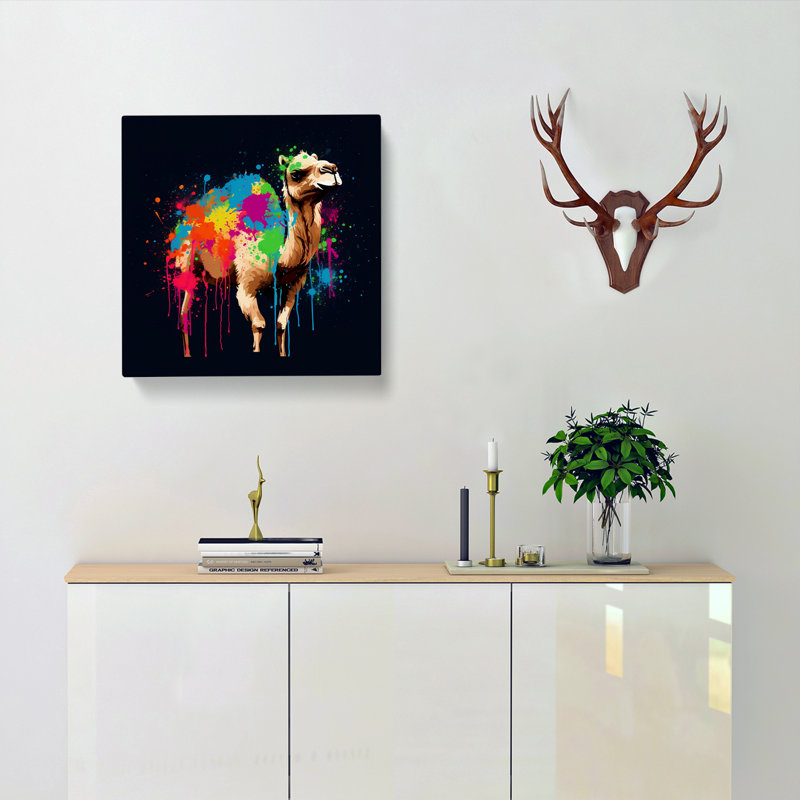 Camel - Print, 50cm H x 50cm W x 3cm D