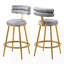 Ensemble de 2 tabourets de comptoir 27,65 "Modern-118615504-118615506