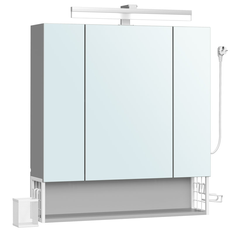 Ramire Bathroom Cabinet, Grey/Brown/Blue
