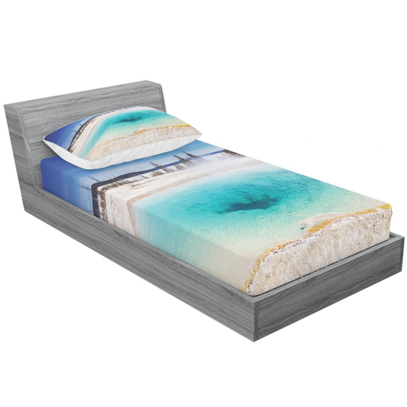 Microfiber Sheet Set, Twin XL Sheet Set with Fitted Sheet
