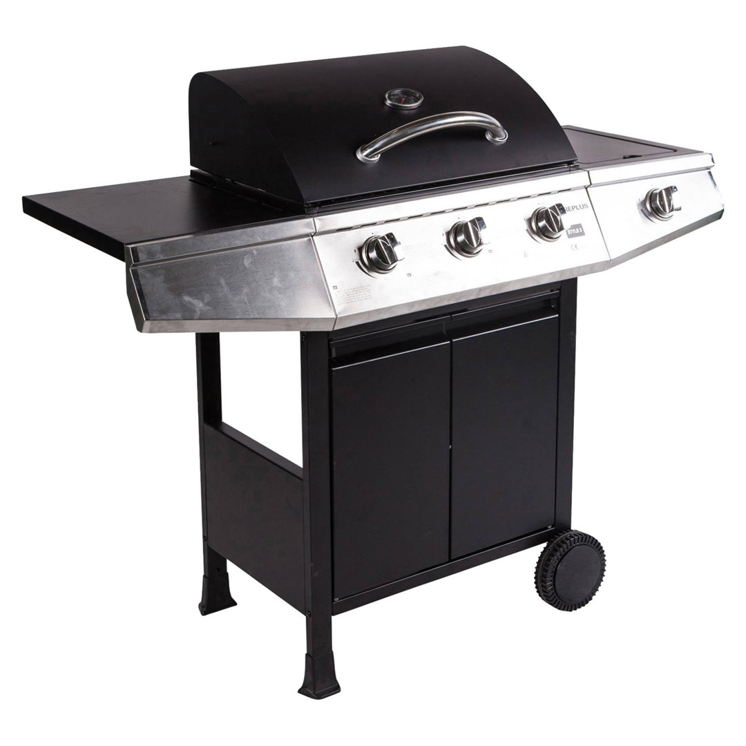 52 cm Beweglicher Erdgas-Gasgrill Alondo mit 3 Brennern