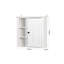 Armoire murale de salle de bain en bois avec porte 20,86 po x 5,71 po x 20 po