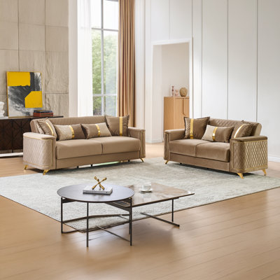 Sombir 2 - Piece Living Room Set
