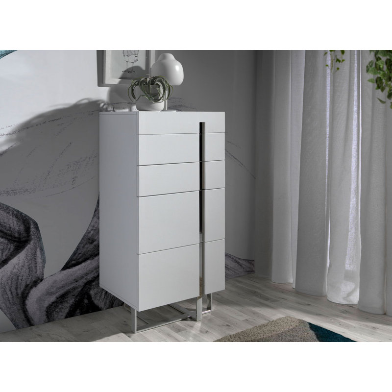 Chiffonier white wood