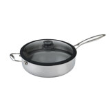 Black Cube Hybrid Quick Release Saute Pan with Lid