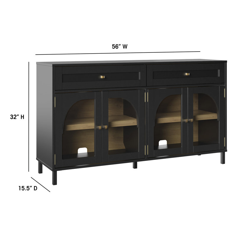 Avea 56'' Sideboard, Black