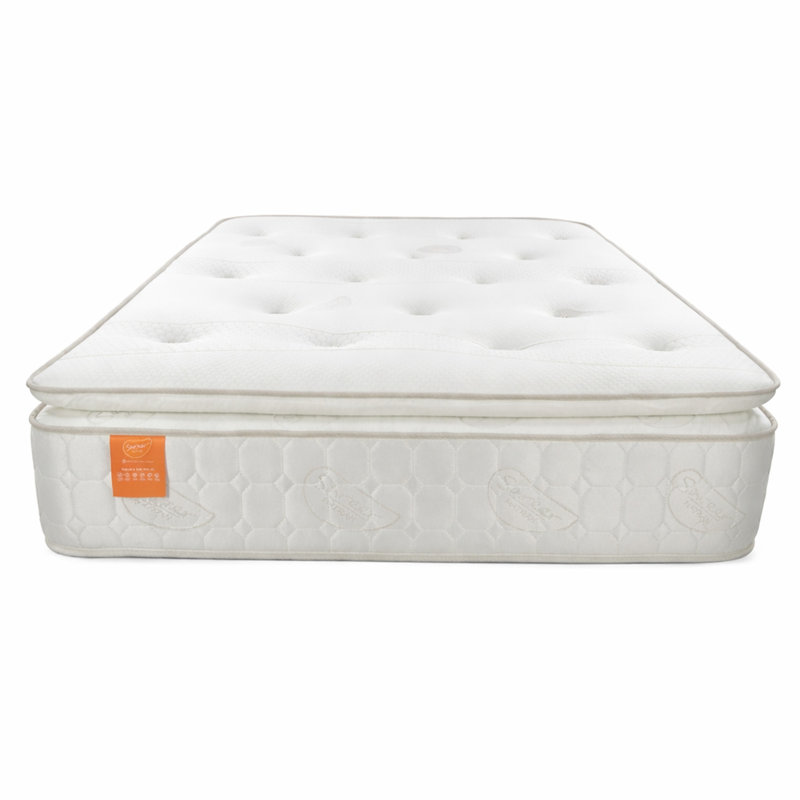 Sareer Furniture Pillow Top Open Coil Mattress, Single (3')