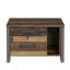 Lanham 62cm W Manufactured Wood Bedside Table